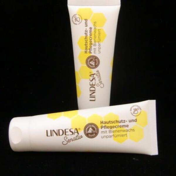 Lindesa Sensitiv Hautschutzsalbe unparfümiert mit Bienenwachs 75ml PE-Tube